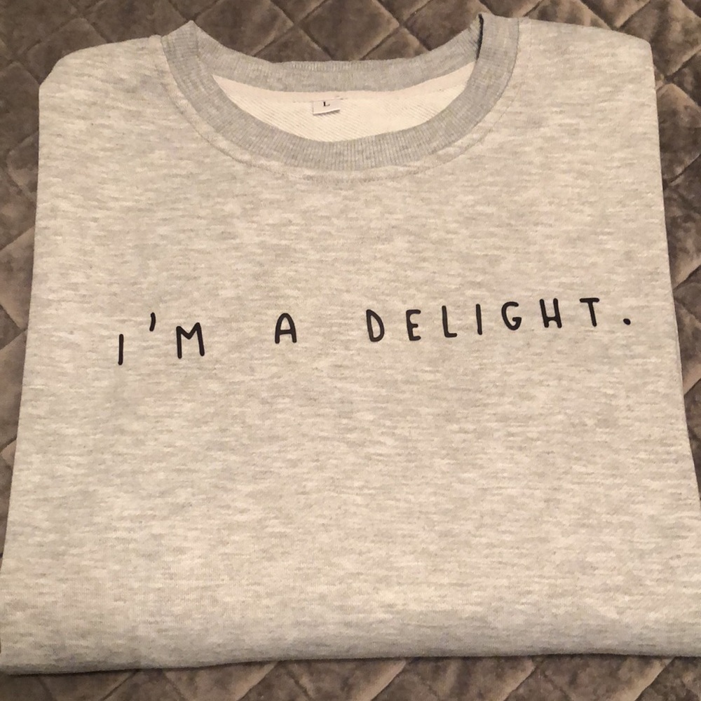 Women’s grey large sweatshirt